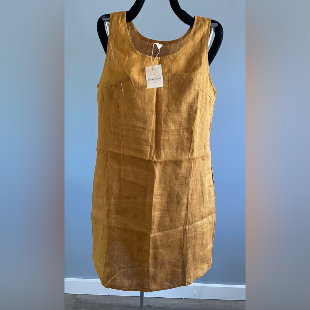 Grae Cove linen dress SZ M NWT